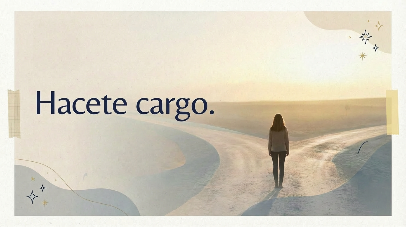 Hacete cargo.